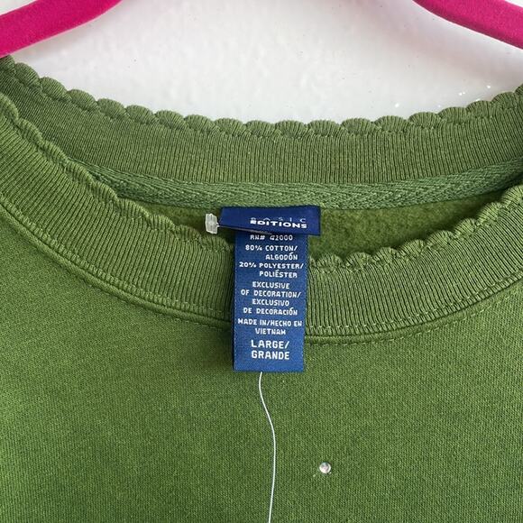 embroidered cottagecore sweatshirt - Picture 3 of 4